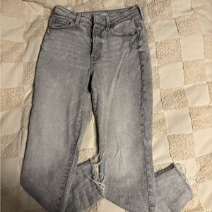 Old Navy Women's Light Gray Skinny Jeans